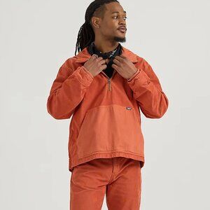 (NWT) MEN'S LEE® X THE HUNDREDS® TWELVE O'CLOCK CORDUROY ANORAK IN CAMEL